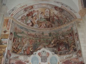 Affresco raffigurante il ritrovamento miracoloso