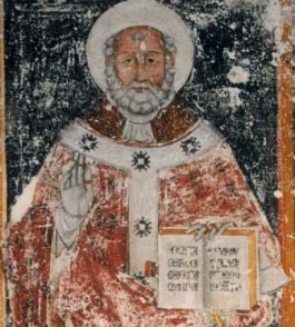 6 dicembre. San Nicola. Tre affreschi del santo di Myra nella cattedrale di Nardò