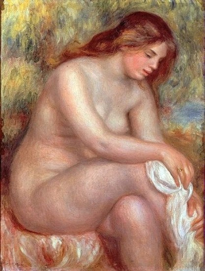 La bagnante, di Pierre August Renoir