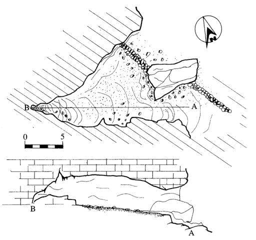 Massafra Planimetria della grotta coppolecchia, nascondiglio del brigante Pizzichicchio