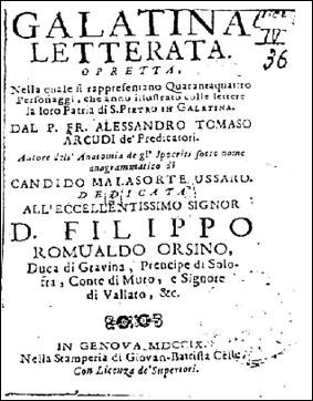 galatina letterata