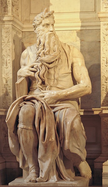 immagine tratta da http://it.wikipedia.org/wiki/File:Michelangelo%27s_Moses.jpg