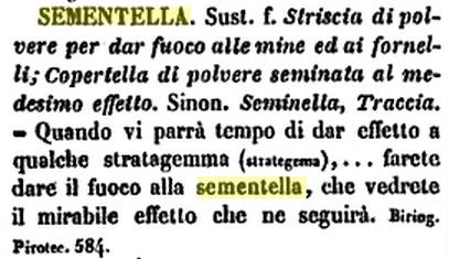 Giovanni Gherardini, Supplimento a’ vocabolarj italiani, Molina, Milano, 1857, v. V, p. 439