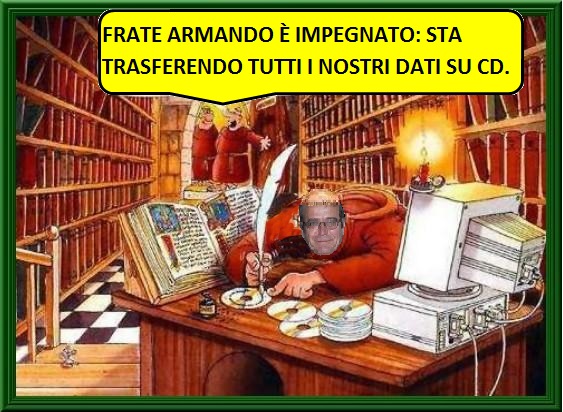 Immagine tratta ed adattata da http://www.barzellette.net/f529-frate-trasferisce-dati-cd-rom.htm