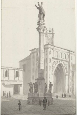 Il Salento in ventiquattro immagini di Abraham Louis Rodolphe Ducros (3/6): LECCE