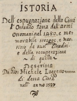 Storia e leggenda: un emblematico caso salentino, anzi due …