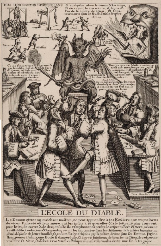 L'école du diable (La scuola del diavolo), XVIII-XIX secolo