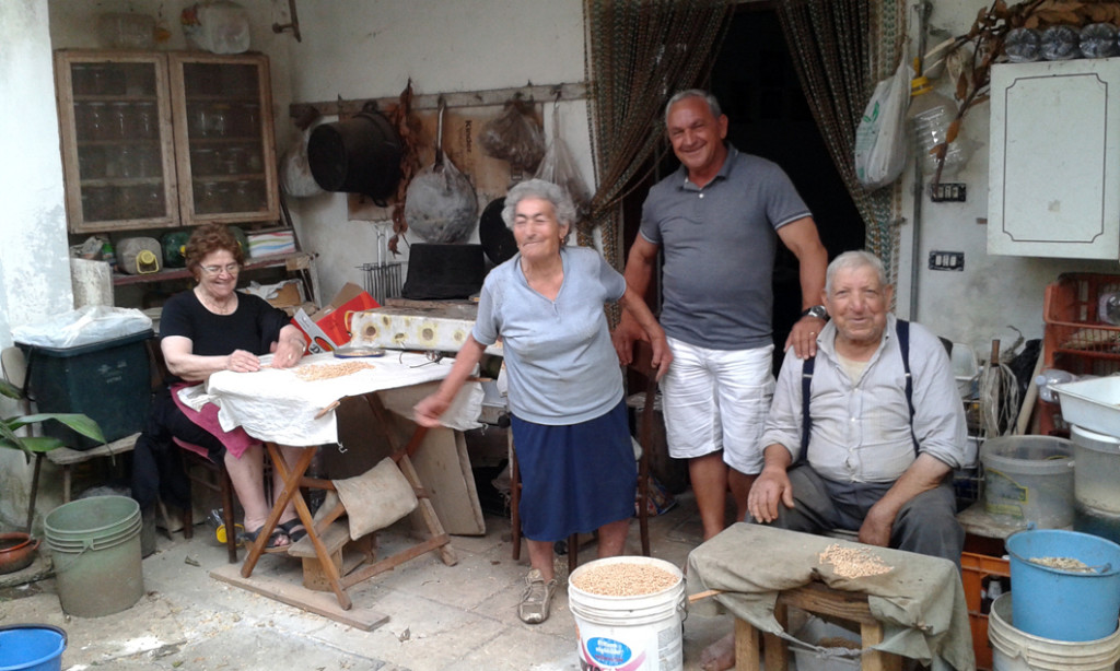 La famiglia Guida e Angelo Miggiano