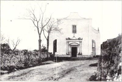 La chiesa di Pasano come si presentava ai primi del '900 (immagine tratta dal testo del Coco)