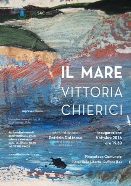 Il Mare con le opere di Vittoria Chierici a Ruffano