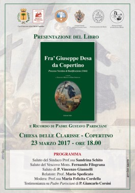 “Fra’ Giuseppe Desa da Copertino”- processo neretino di beatificazione (1664)