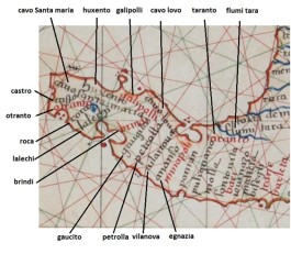 La Terra d’Otranto in una carta nautica del 1521