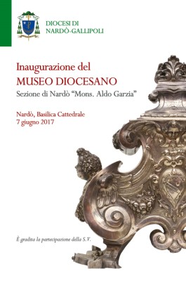 Museo diocesano di Nardò. Si inaugura il 7 giugno