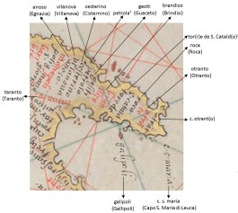 La Terra d’Otranto in un portolano del 1572