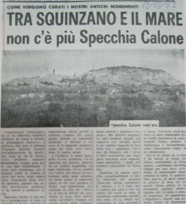 Le specchie di Calone e Cerrate