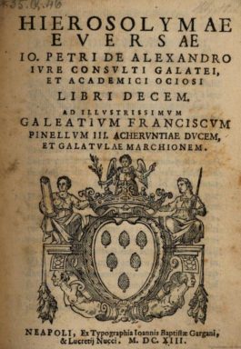 Galeazzo Pinelli, il marchese “fatuo” di Galatone, nella celebrazione del Fapane di Copertino