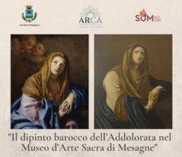 Il dipinto barocco dell’Addolorata nel Museo d’Arte Sacra di Mesagne