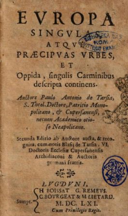 La terra d’Otranto del XVII secolo nei versi di un autore coevo