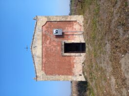 La “Casa rossa”, fuori San Pancrazio Salentino